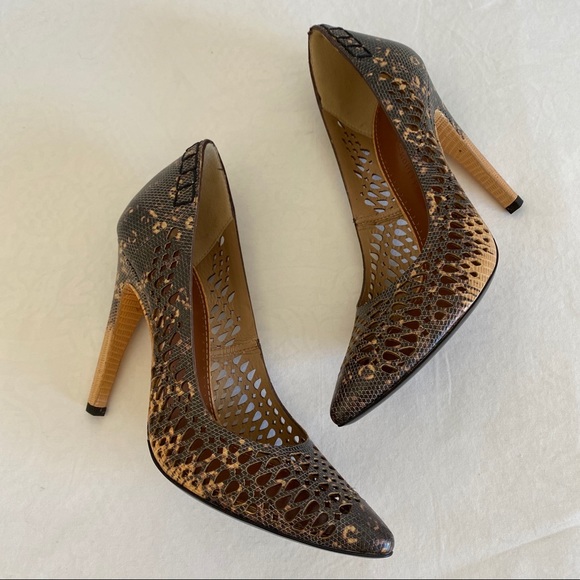 Proenza Schouler Shoes - proenza schouler brown laser cut pumps